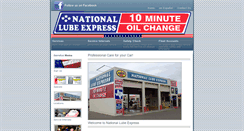 Desktop Screenshot of nationallubeexpress.com